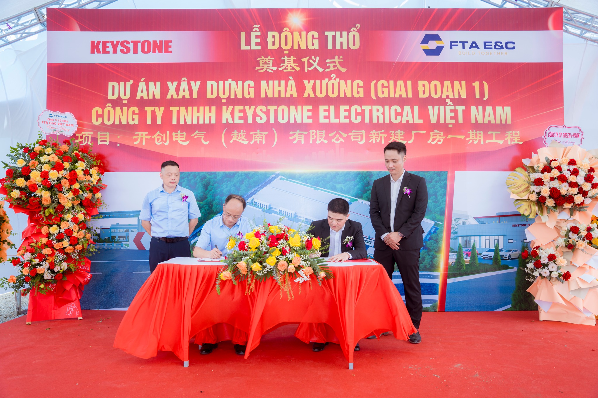 Dự án Xây dựng nhà xưởng Công ty TNHH Keystone Electrical Việt Nam - ftacorp.vn